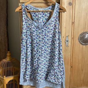 Splendid floral print tank